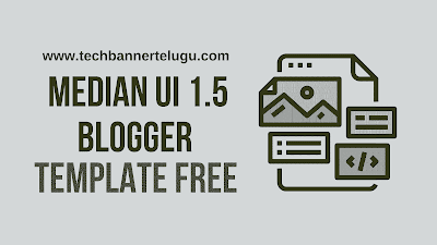 Median UI v1.5 Premium Blogger Template Download For Free