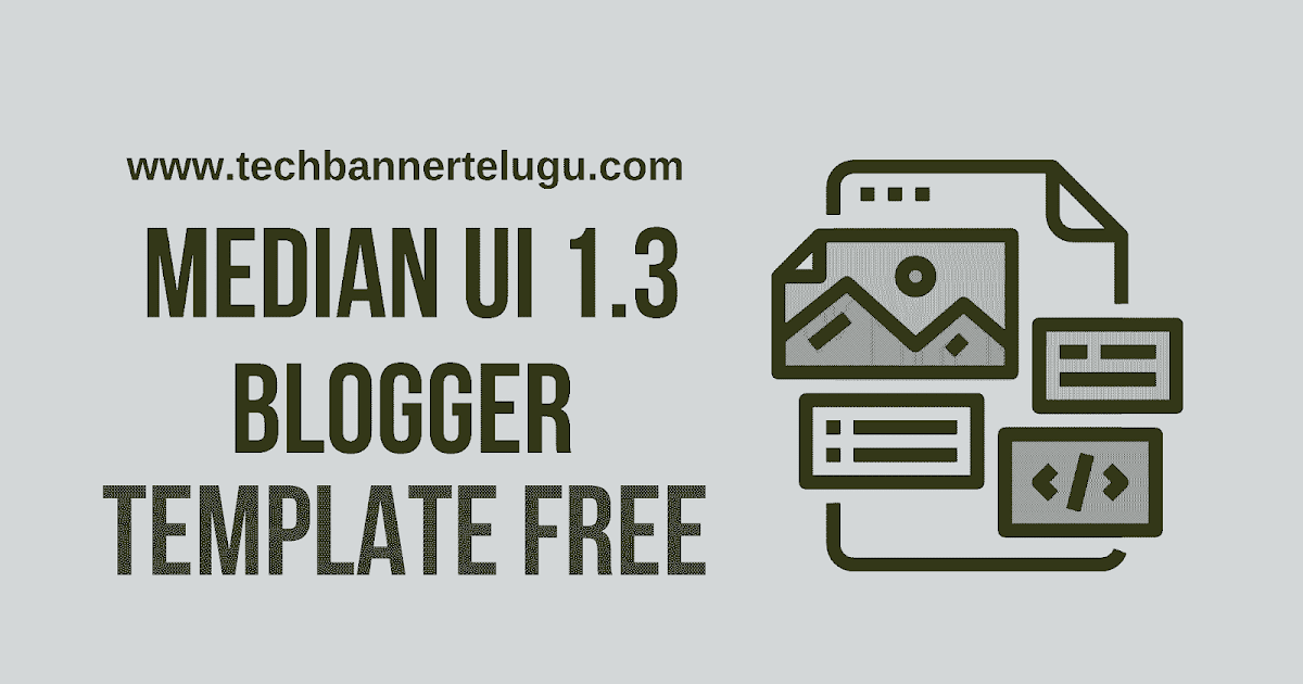 Median UI v1.3 Premium Blogger Template Download For Free