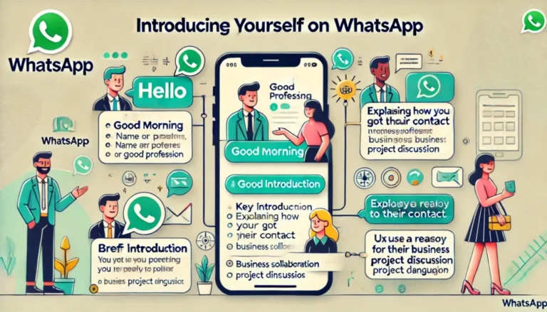 How to introduce yourself on whatsapp - tips and tricks